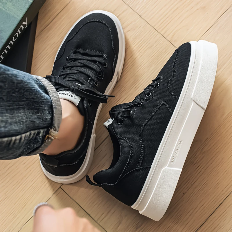 2026 Spring New Men's Casual Low-Top Trendy Canvas Shoes, Versatile and Breathable, Suitable for Outdoor Sports and Daily Wear 5