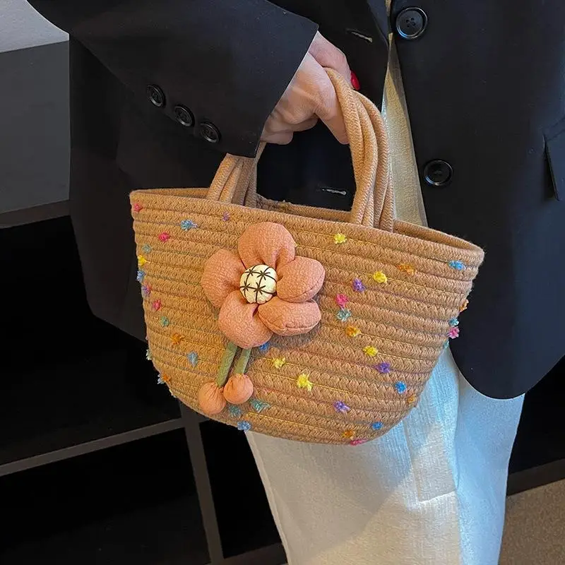 

New Style Ladies High Quality Bags Trendy Fashionable Luxury Purse Flower Design Colorful Handbags Tote Bag for Women WB002