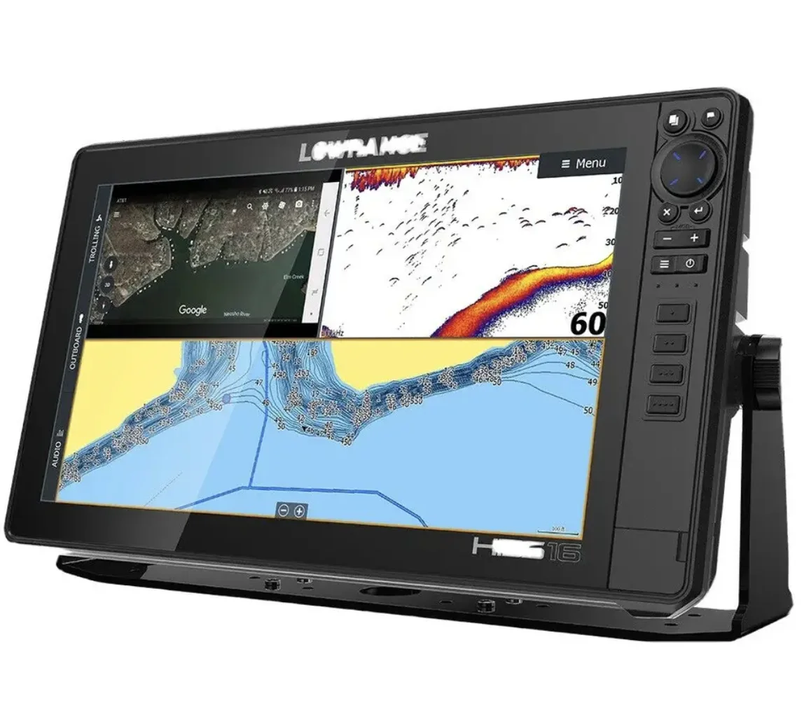 

New Gift Lowrance HDS-12 Live Finder with Imaging 3-in-1 Transom C-MAP