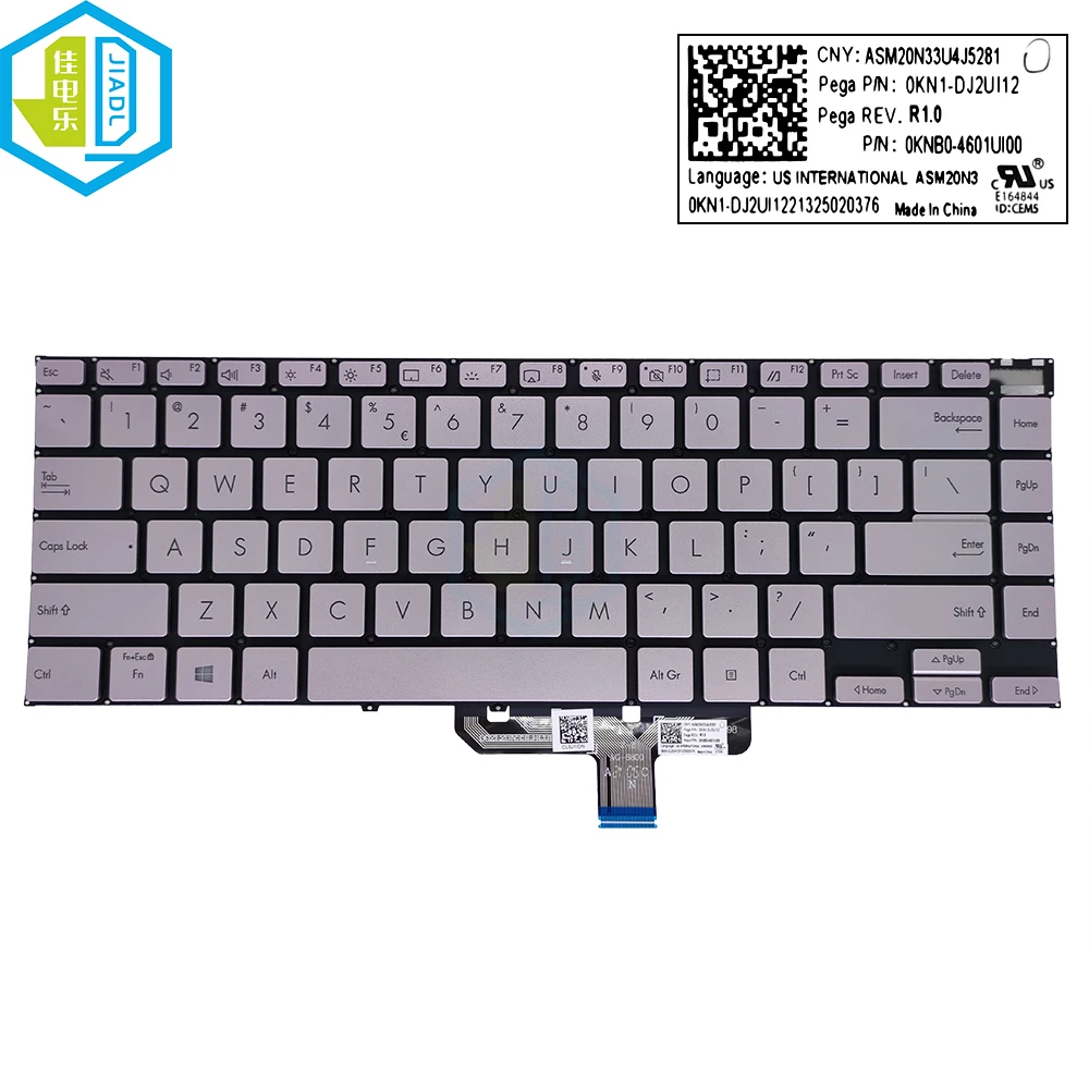 EUA, Retroiluminação, Inglês, ASUS Zenbook 14X, OLED,