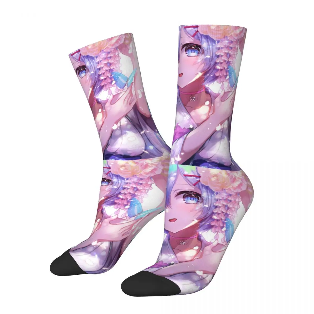 

Модные мужские носки Re:ZERO Rem носки с аниме начальной жизнью в другом мире Rem манга женские носки весна лето осень зима