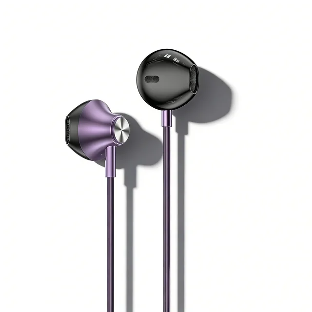 Anti-lost Headphones HiFi Surround Sound In-ear USB Type C/3.5mm Wired Control Earplugs For Samsung Galaxy S24 S23 S22 Ultra