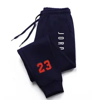 Nouveaux pantalons de sport pour hommes et femmes, automne/hiver, avec des impressions de lettres tendance, pantalons de sport décontractés et élégants pour adultes. 4