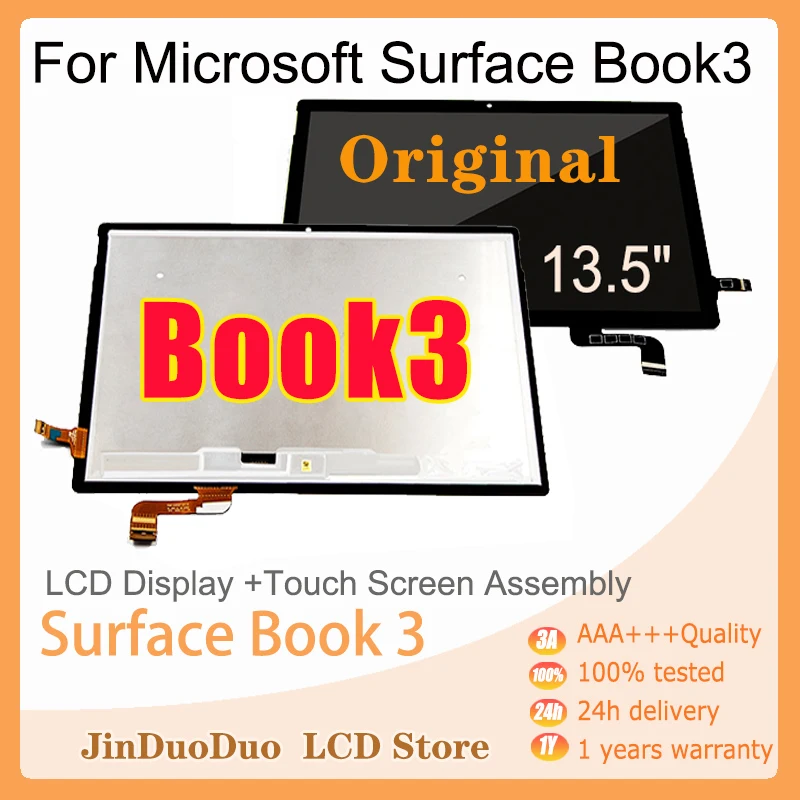 13.5 "Originale Per Microsoft Surface Book 3 1900 Display Lcd Touch Screen Digitizer Per Sostituzione Display Microsoft Book 3