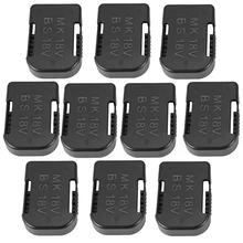  10Pcs Battery Storage Rack Battery Holder Case for Makita 18V Fixing Devices 