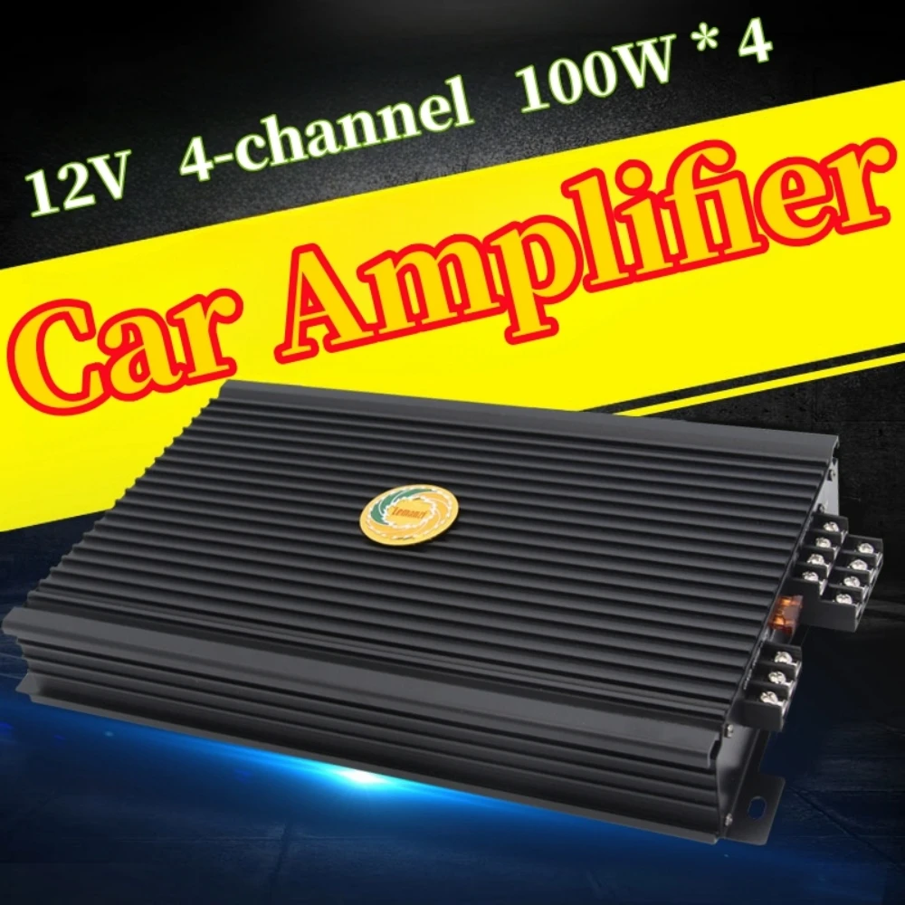 VehicleAudioModification12VFourChannel100W4CarAudioPower
