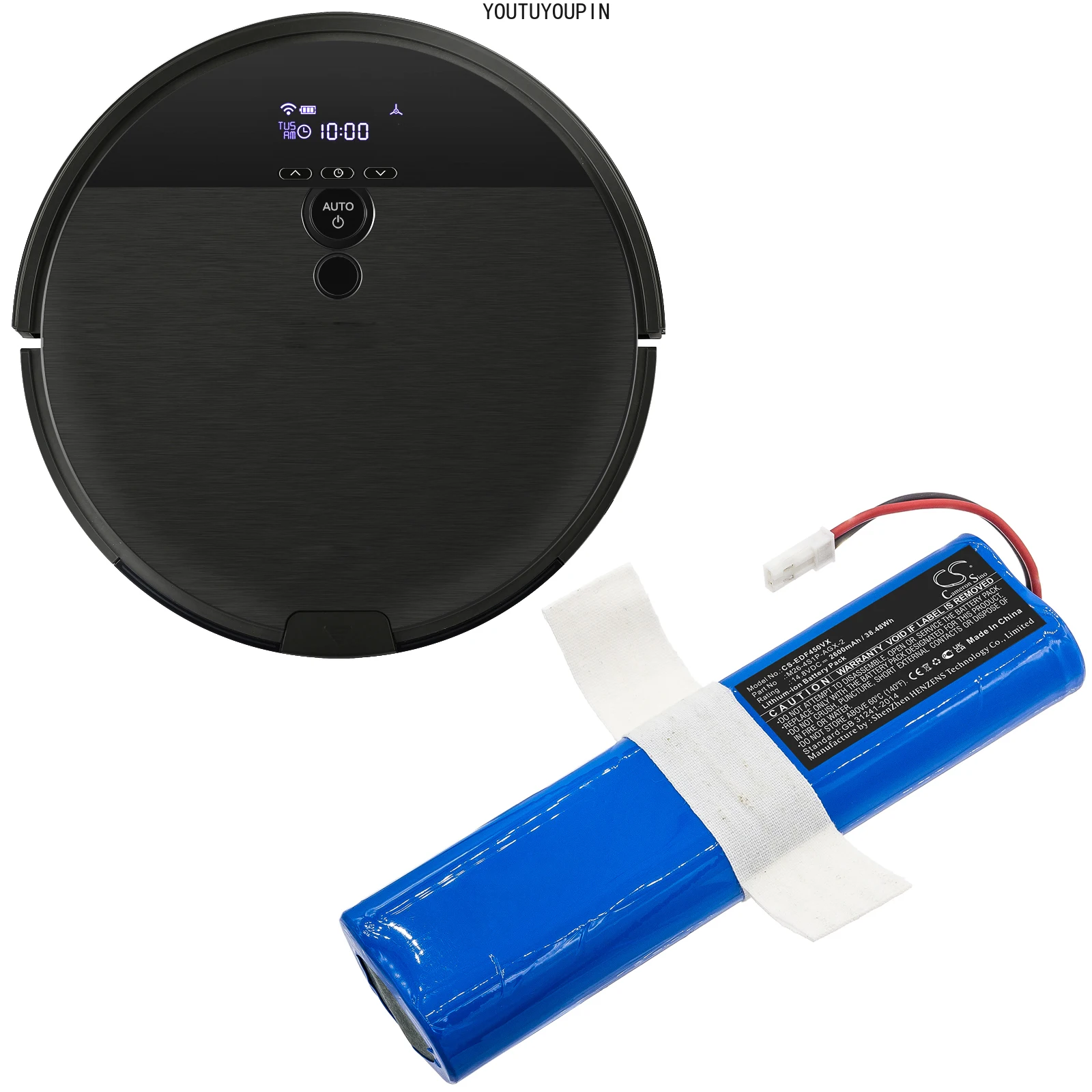 

Vacuum 2600mAh Battery For Ecovacs M26-4S1P-AGX-2 Deebot DF45 Sweeping Robot Cleaner