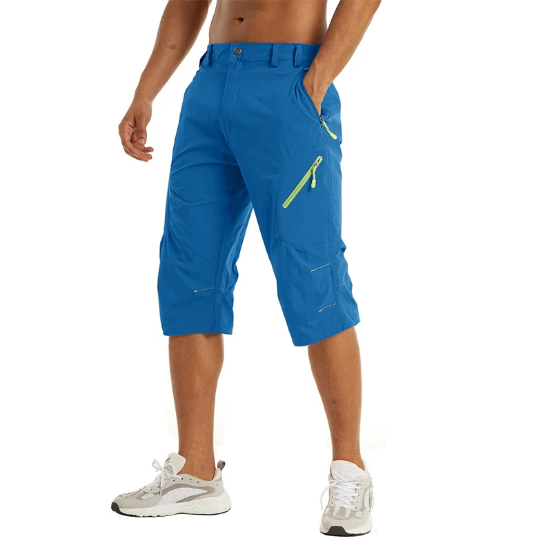 Description Picture 6 of itemEKLENTSON Summer Men's Quick Dry Cargo Shorts with Zip Pocket for Outdoor Hiking Camping Mountaineer Shorts