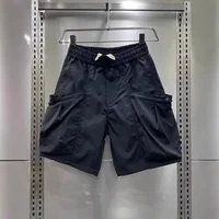 American Style Workwear Quick Dry Pants Men Summer Cool Big Pocket Sports Casual Shorts Trendy Brand Functional Dopamine Mid-Pan