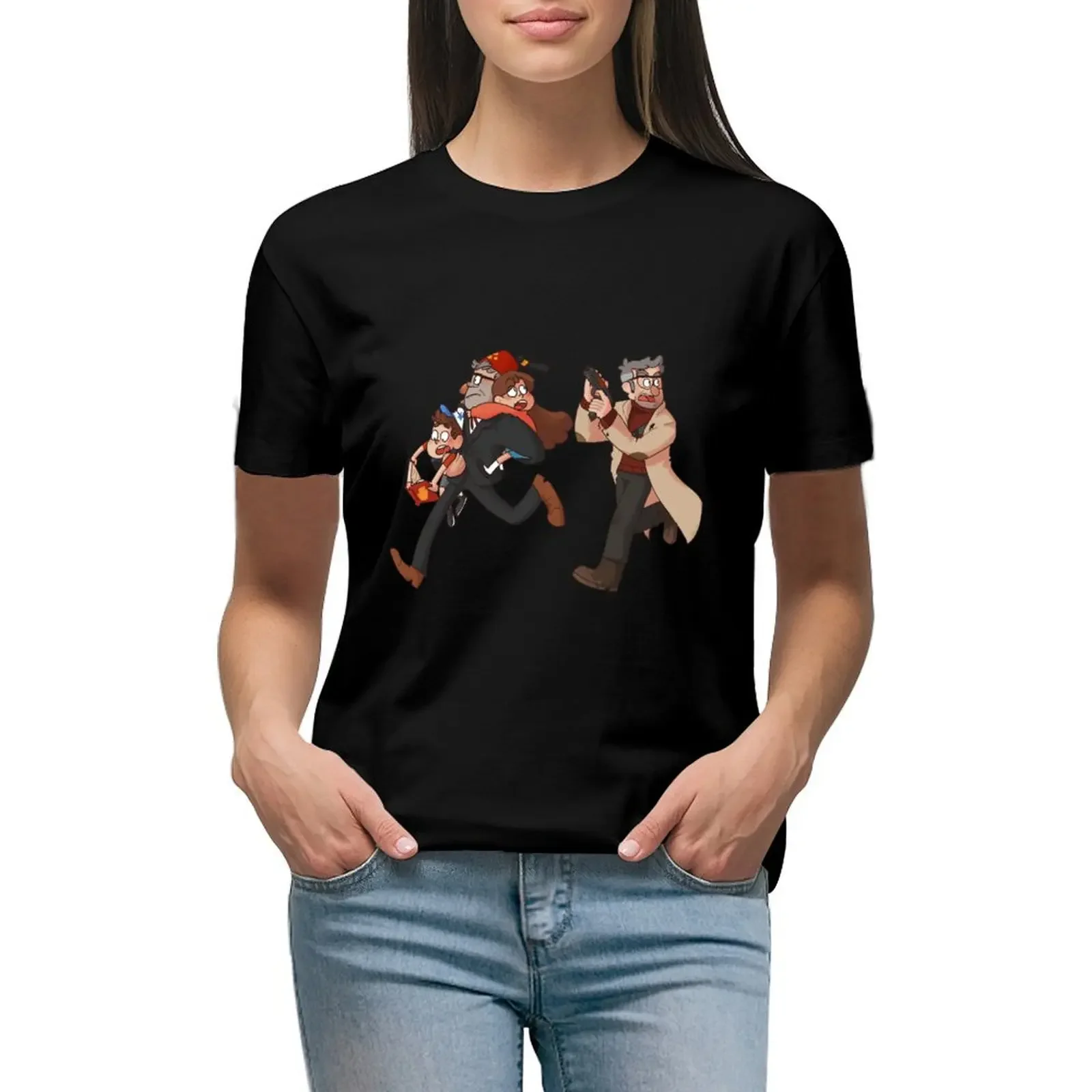 

we have fun here T-shirt vintage clothes summer top Women's summer blouses 2024