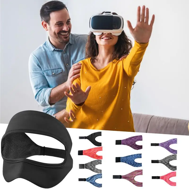 

VR Eye Cover Eye Face Cover Head Mounted VR Sweat Band Face Pad Replacement VR Glasses Accessories for Virtual Reality Training