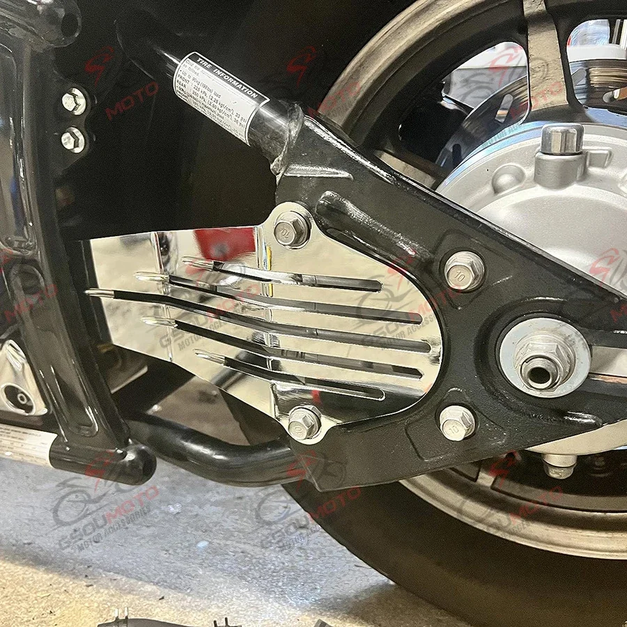 Tampa do eixo de acionamento do crânio cromado personalizada para  motocicleta, peças para Yamaha Dragstar V-Star XVS650 1998-2017 XVS1100  1998-2012, personalizado clássico - AliExpress
