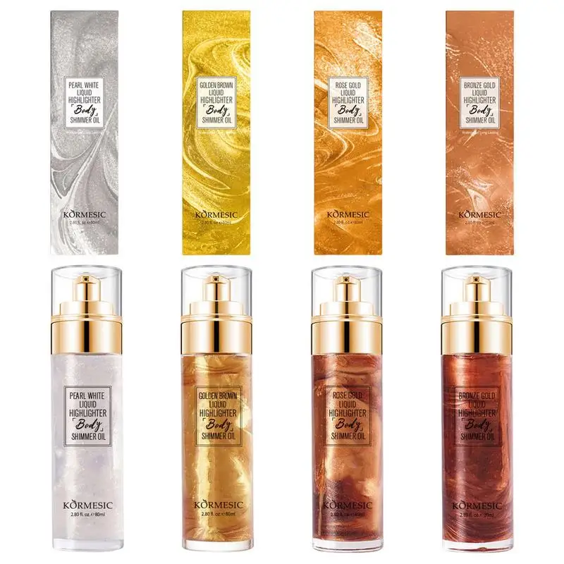 Glitter Spray Hair Body Glitter Spray Sparkly Quick High-Gloss Face Highlighter Long Lasting Shimmery Body Makeup Spray 2