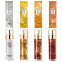 Glitter Spray Hair Body Glitter Spray Sparkly Quick High-Gloss Face Highlighter Long Lasting Shimmery Body Makeup Spray 2