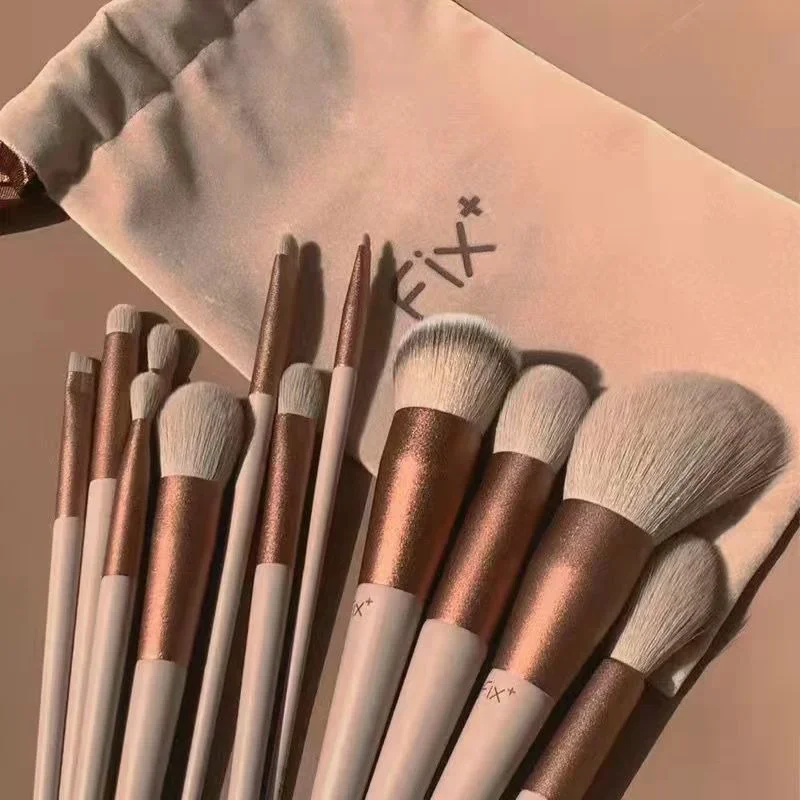 

13Pcs Soft Fluffy Makeup Brushes Set for cosmetics Foundation Blush Powder Eyeshadow Kabuki Blending Makeup brush beauty tool