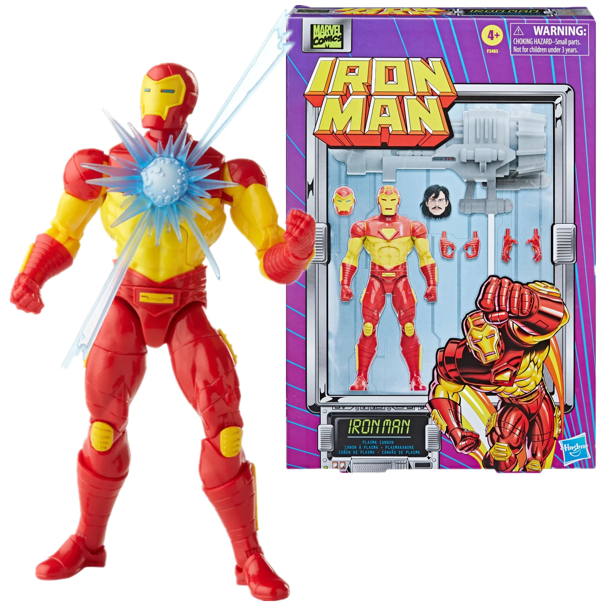 borde entre ventajoso Hasbro figuras de acción de Marvel Legends, cómics de lujo, Retro, Iron  Man, 6 pulgadas, juguete de modelos coleccionables, F3483| | - AliExpress