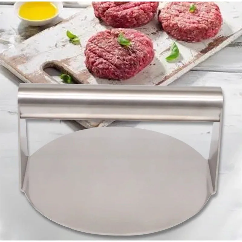 Stainless Steel Meat Pie Making Tool House Kitchen Meat Press Cake Pressing Die Hamburger Patties Meat Grinder Decompress Tool