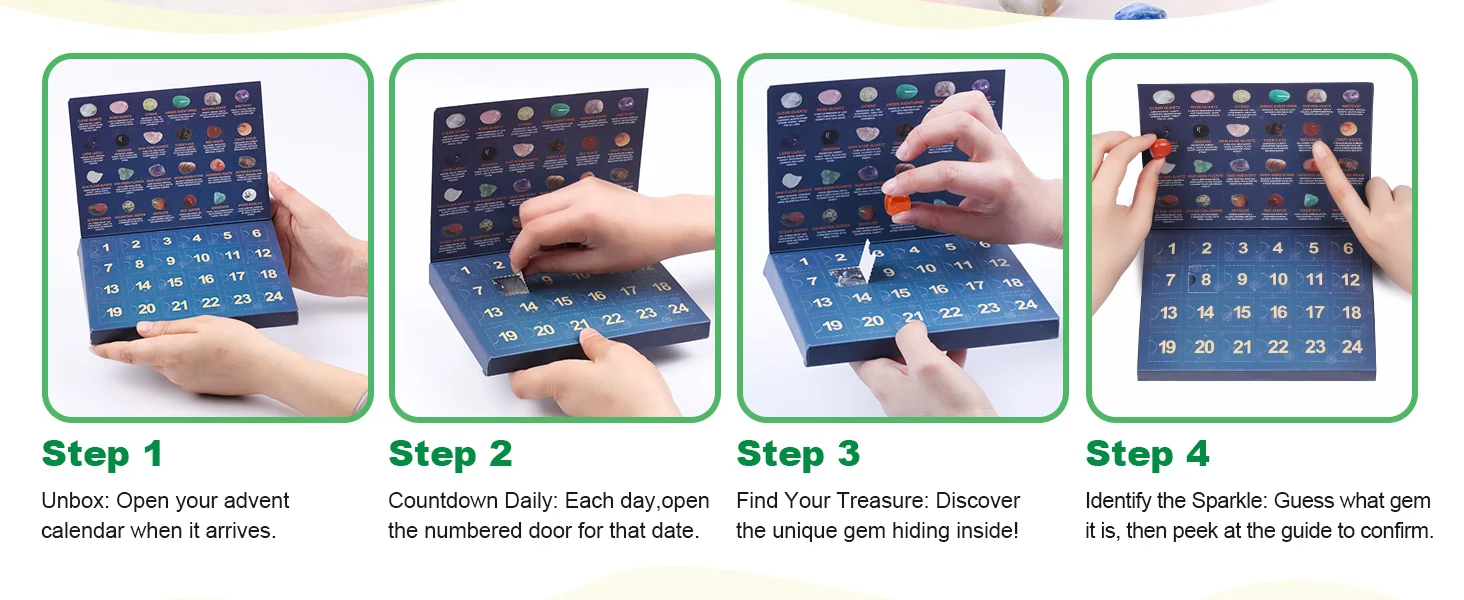 Advent Calendar Gemstones