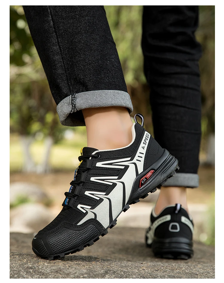 Herren Outdoor Radfahren Sportschuhe Wasserdicht rutschfeste Outdoor Sportschuhe Outdoor Wandern Camping Schuhe Taktische Trainingsschuhe – Detail 11