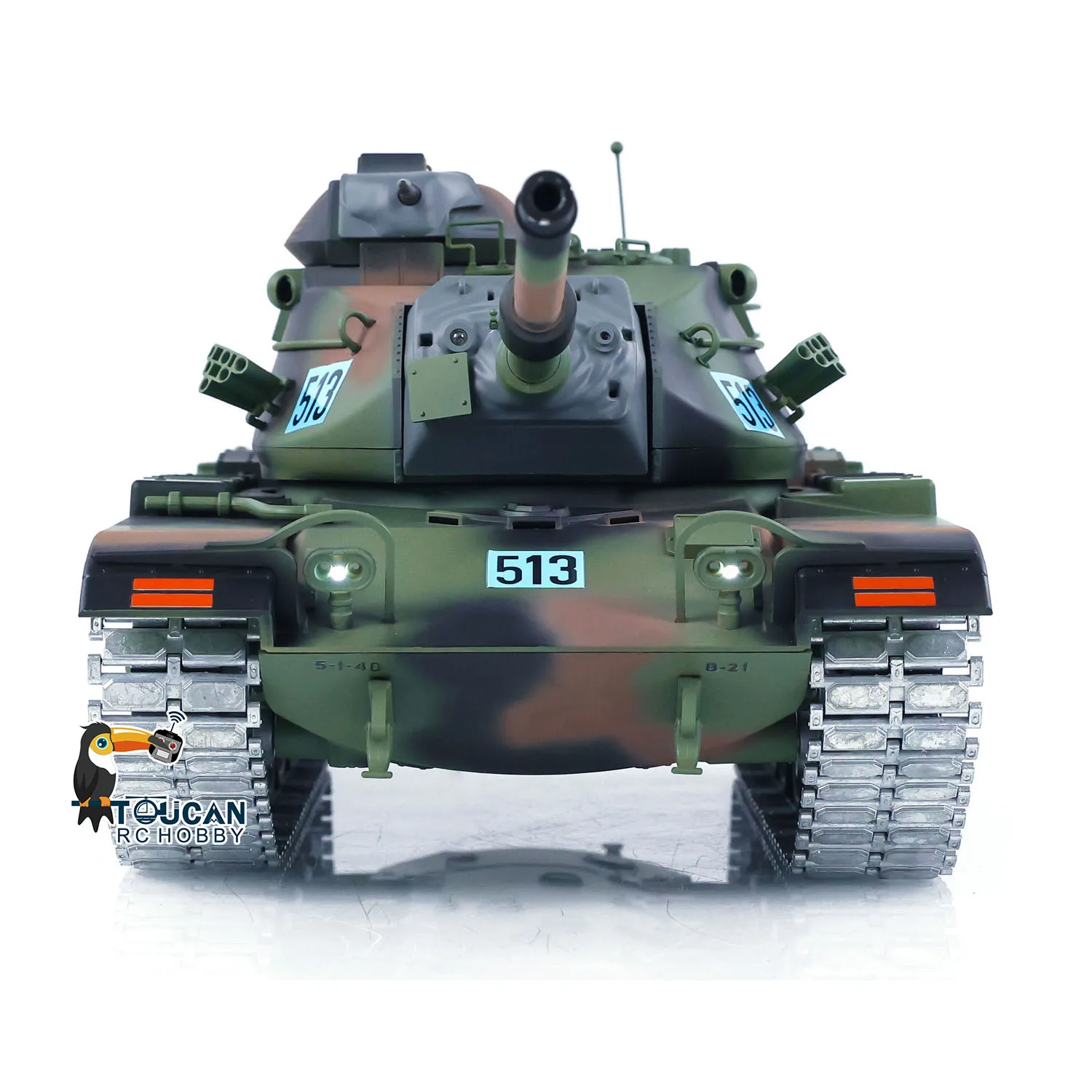 TD 1/16 RC Tank M60A3 Remote Control BB Infrared Battle Toy Barrel Recoil RTR Battle Metal Wheels Tracks Drriving Wheels TH23294 4