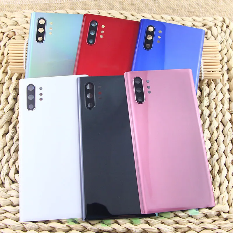 

NEW Battery Back Cover For Samsung Galaxy Note 10 Plus N975F 3D Glass Panel Rear Door Housing Case Camera Lens Replace