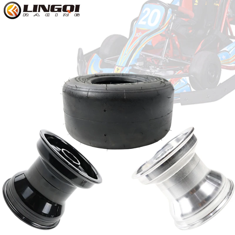 

Гоночные шины LINGQI 10x4.50-5 карт, велосипедные колеса из алюминиевого сплава, колеса и диски для квадроциклов, 4-колесных автомобильных шин, запчасти