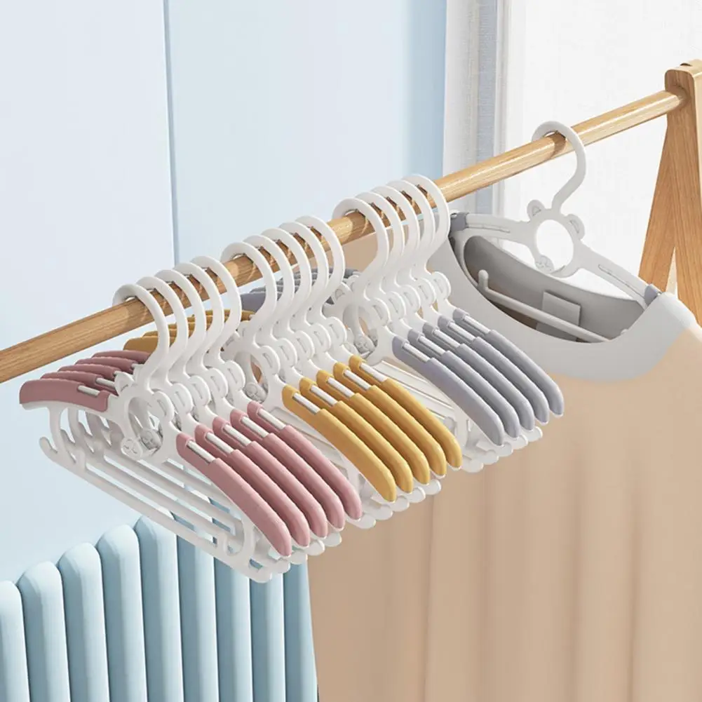 50-Pack Baby Hangers for Closet Adjustable Kids Hangers Non-Slip Heavy-Duty  Plastic Nursery Hangers Extendable Clothes Organizer for Newborn, Infant