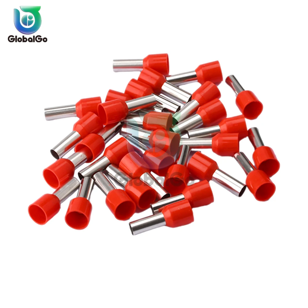 

100Pcs Electric Wire Conector Crimp Connectors Wire Terminal Connector Cable Terminals End Crimps Insulated Assortment