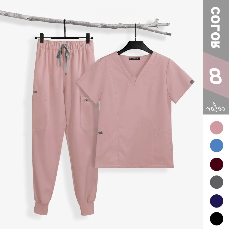 

Operating Room Medical Uniform Scrubs Hospital Working Scrubs Set Medical Supplies Nurse Dental Surgery Suit Workwear Wholesale