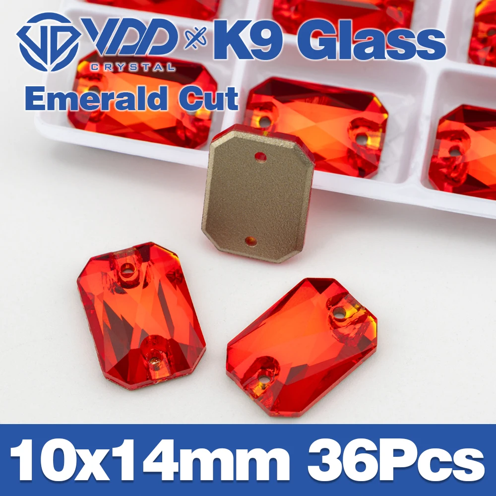 VDD S109 Siam Fase Top Qualität K9 Glas Nähen Auf Strass Kristall Nähen Flatback Steine Für Kleidung Kleidungsstück Dekorationen – Detail 10