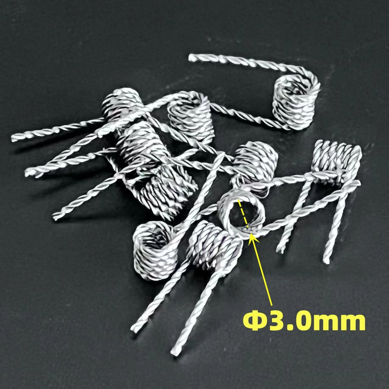 케이블 정리기 10개/박스 3.0mm 구멍 직경 토션 스프링 코일 링 각도 CW/CCW 수리용 (1/2/3/4선 포함)
