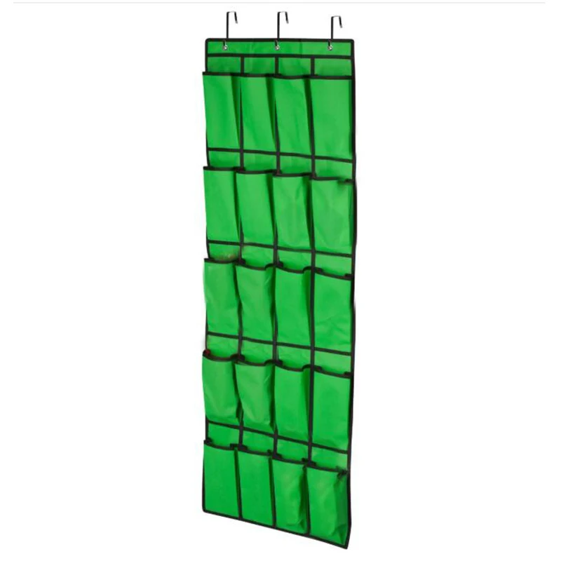 20 Pocket Large Mesh Cloth Box Storage Hanging Bag Wall-mounted Sundries Organizer Holder Room Shoes Slippers Storage Bag