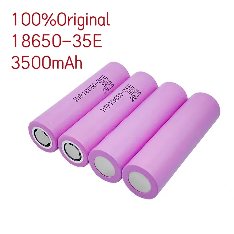 

18650 batterie 18650 3500mAh 3.7V 25A 18650 lithium - ion de haute puissance d’origine, outil electrique 35E INR