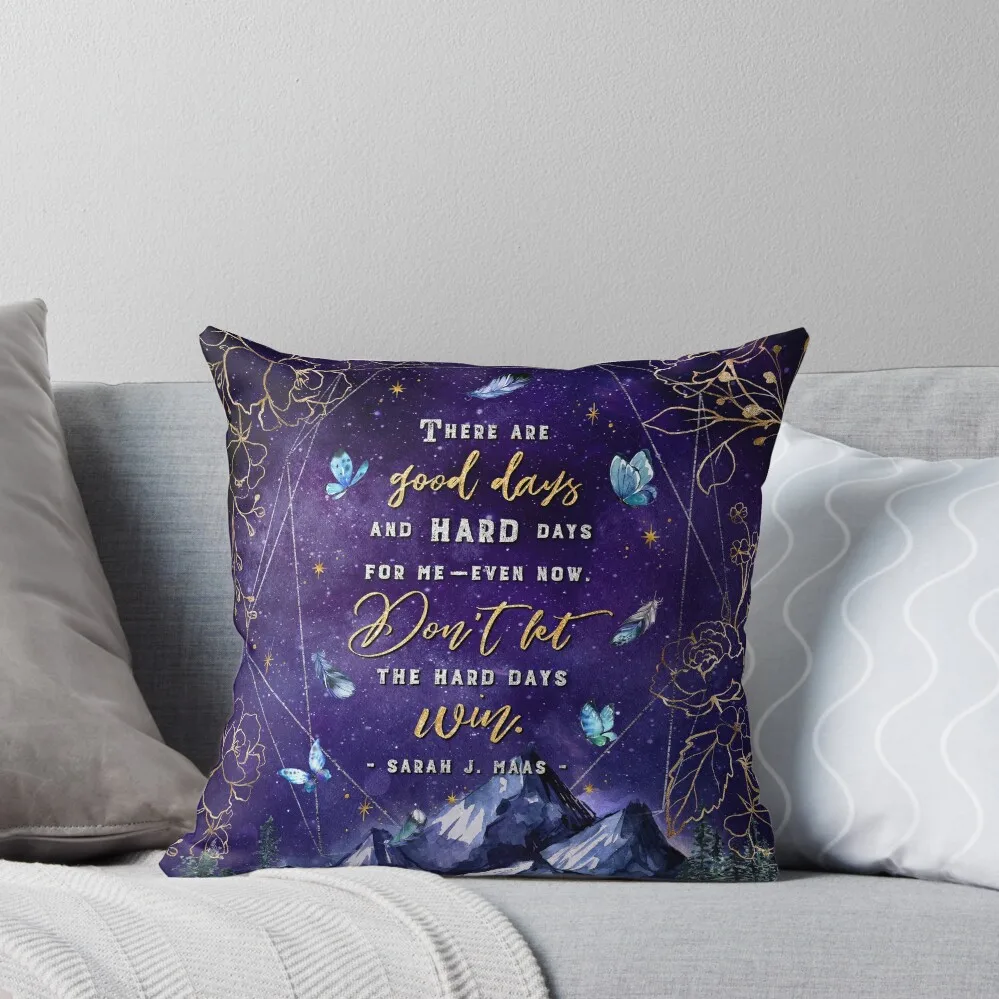 

There are good days Throw Pillow Sofa Decorative Covers christmas supplies New year