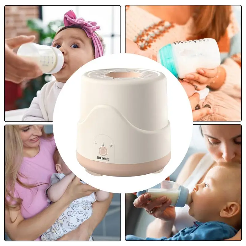 Baby Milk Shaker Food Grade Baby Electric Constant Temperature Milk Shaker Rechargeable Non-slip Bottle