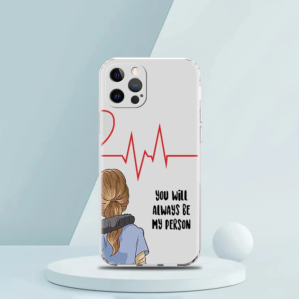 Greys Anatomy 'You Are My Person' Luxury Soft Clear Phone Case