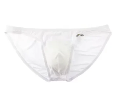 Men Underwear Slip Taille Basse Pour Homme Couleur Unie Confortable Respirant