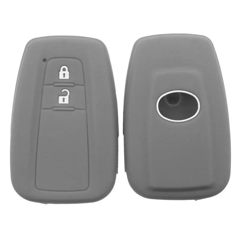 Silicone Key Case for Toyota Camry CHR Corolla RAV4 Avalon Land Cruiser Prado Prius Remote Cover Fob key case cover key case