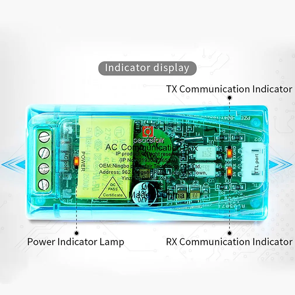 

Communication Module PZEM 004T Version Single-phase Watt-hour Meter TTL Modbus-RTU 220V Current Volt-ampere Energy Meter