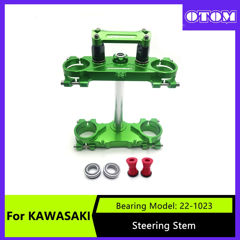 MotorcycleSteeringStemCNCTripleTreeClampRiserHandlebarMount