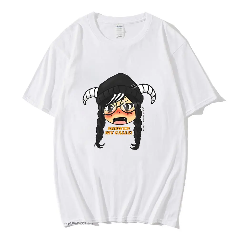 

Dokkaebi Print Tshirt Hot Game Six Siege T-Shirts for Women Kawaii Cute Shirt 100% Cotton Summer Clothes Y2k Tops Men Clothing