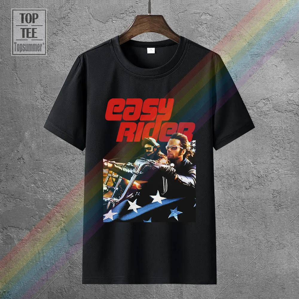 Maglietta Da Motociclista Americana Easy Rider Vintage Movie Taglia S A 4Xl