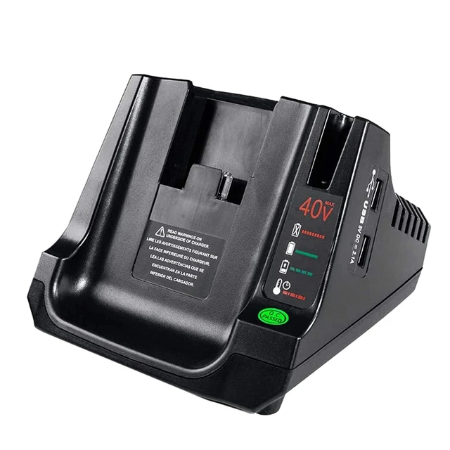 40V Battery Charger Compatible with Black and Decker 36V/40V Lithium  Battery, Replacement for Black and Decker 36v 40V Max Lithium Battery  Charger for