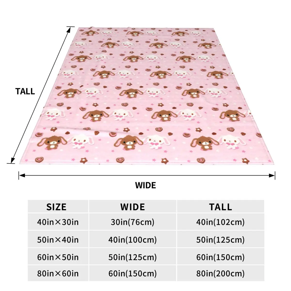 Sugarbunnies Blankets Fleece Super Soft Sofa Throw Blankets For Home Bedroom Travel Throws Bedspread Quilt 3