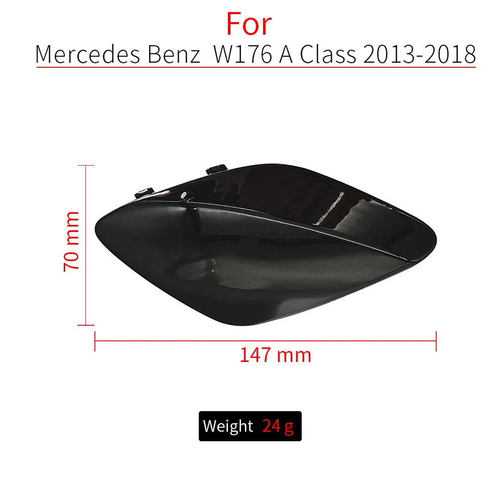 Tapa De Gancho De Remolque Para Mercedes Clase A W176 2012-2018 - Plástico Sin Pintar, Pieza 1768851022
