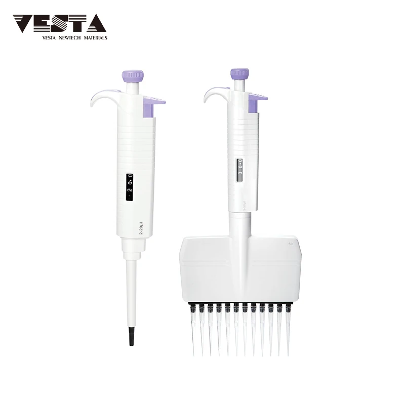 

Vesta MicroPette Plus Eight-channel Adjustable Fixed Volume 0.5-10ul or 5-50ul or 50-300ul Lab Micro pipette Dispens