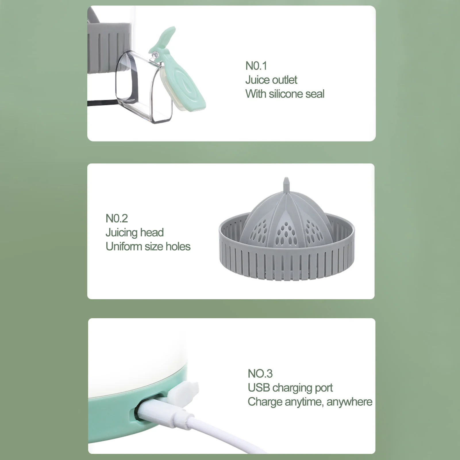 Citrus Juicer Orange Juicer with Powerful Motor Electric Juicer Large