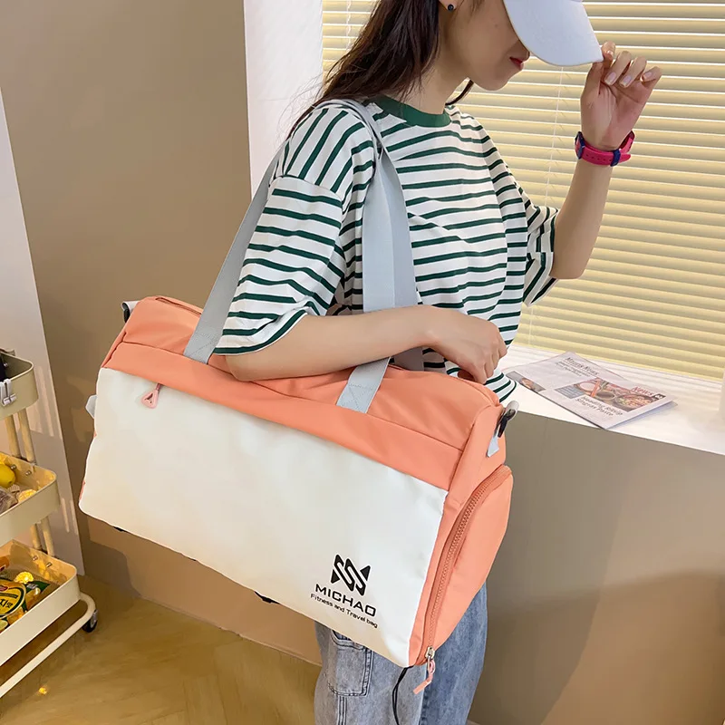 2024 New  Women Fitness for Dry and Wet Separation Training Sports Carrying Luggage Short Distance Travel Women's Large Capacity