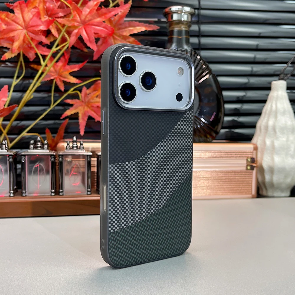 غطاء حماية شفاف من مادة TPU مع إطار عدسة معدني مغن...