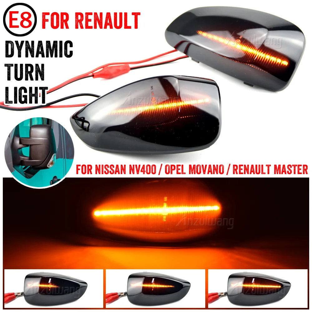 

Car Door Wing Mirror Indicator Signal Light For NISSAN NV400 / OPEL MOVANO / Renault Master MK3 2010 11 12 13 14 15 16 17 18 19